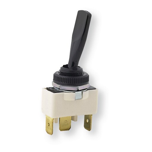 Commutateur à levier ron 12.2 LA 6.3 10A12V/24V